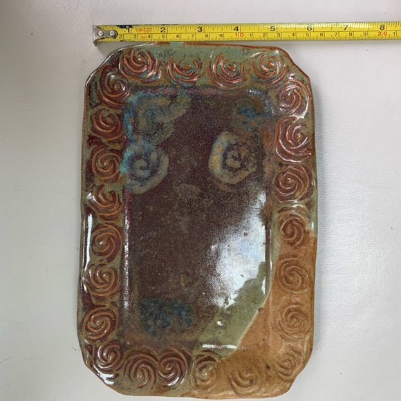 Small serving dish, pottery - Picture 2 of 5